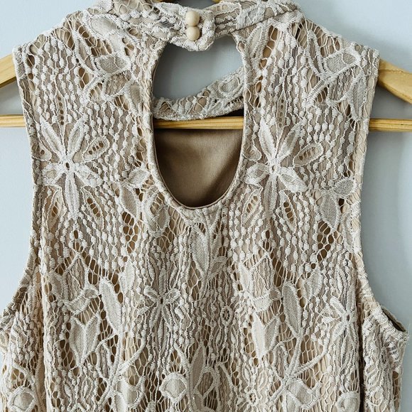 Beautiful Floral Lace Summer Dress - Picture 3 of 5